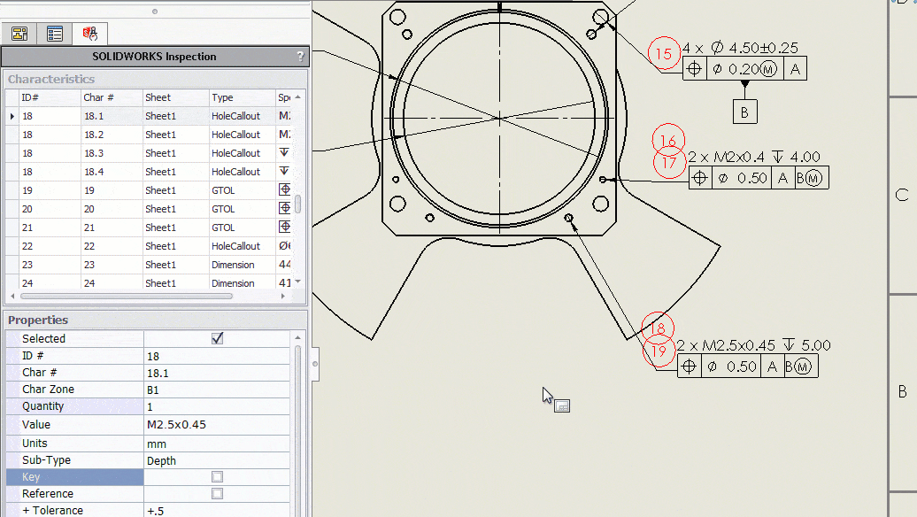 SOLIDWORKS 2019 What’s New – SOLIDWORKS Inspection