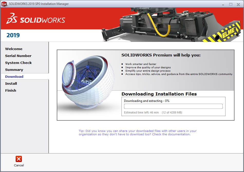 download solidworks installation files 2019